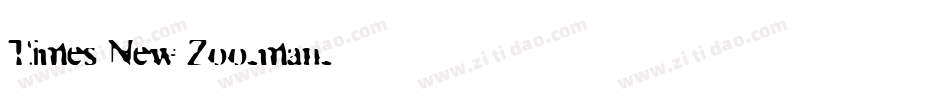 Times New Zoo-man字体转换